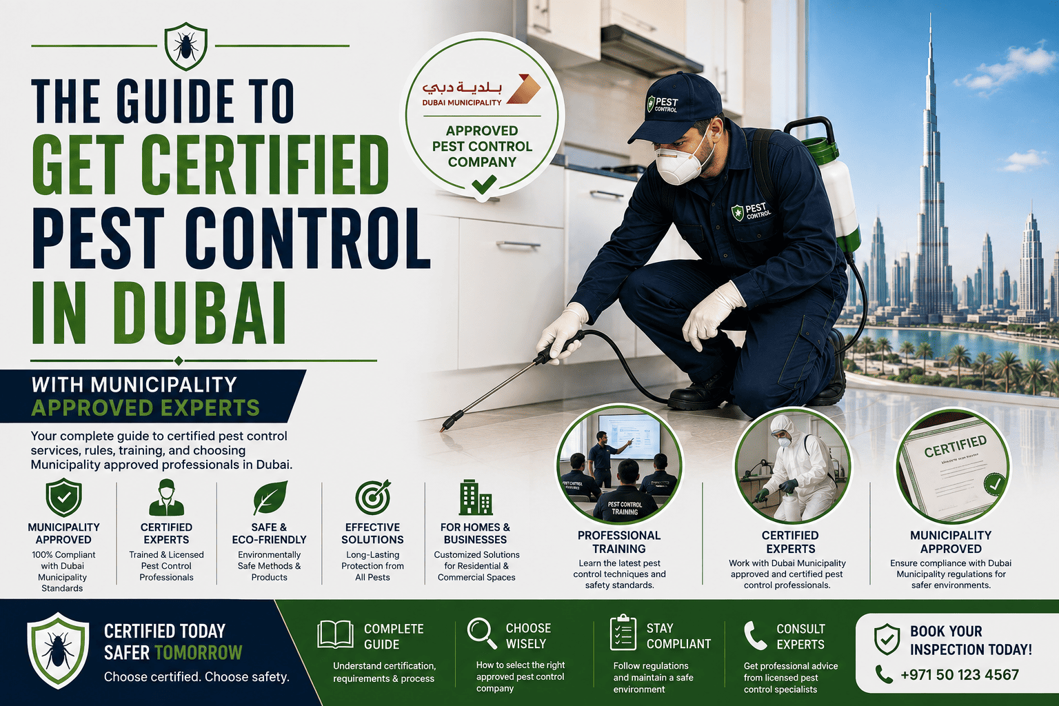 The Guide to Get Certified Pest Control in Dubai with Municipality Approved Experts